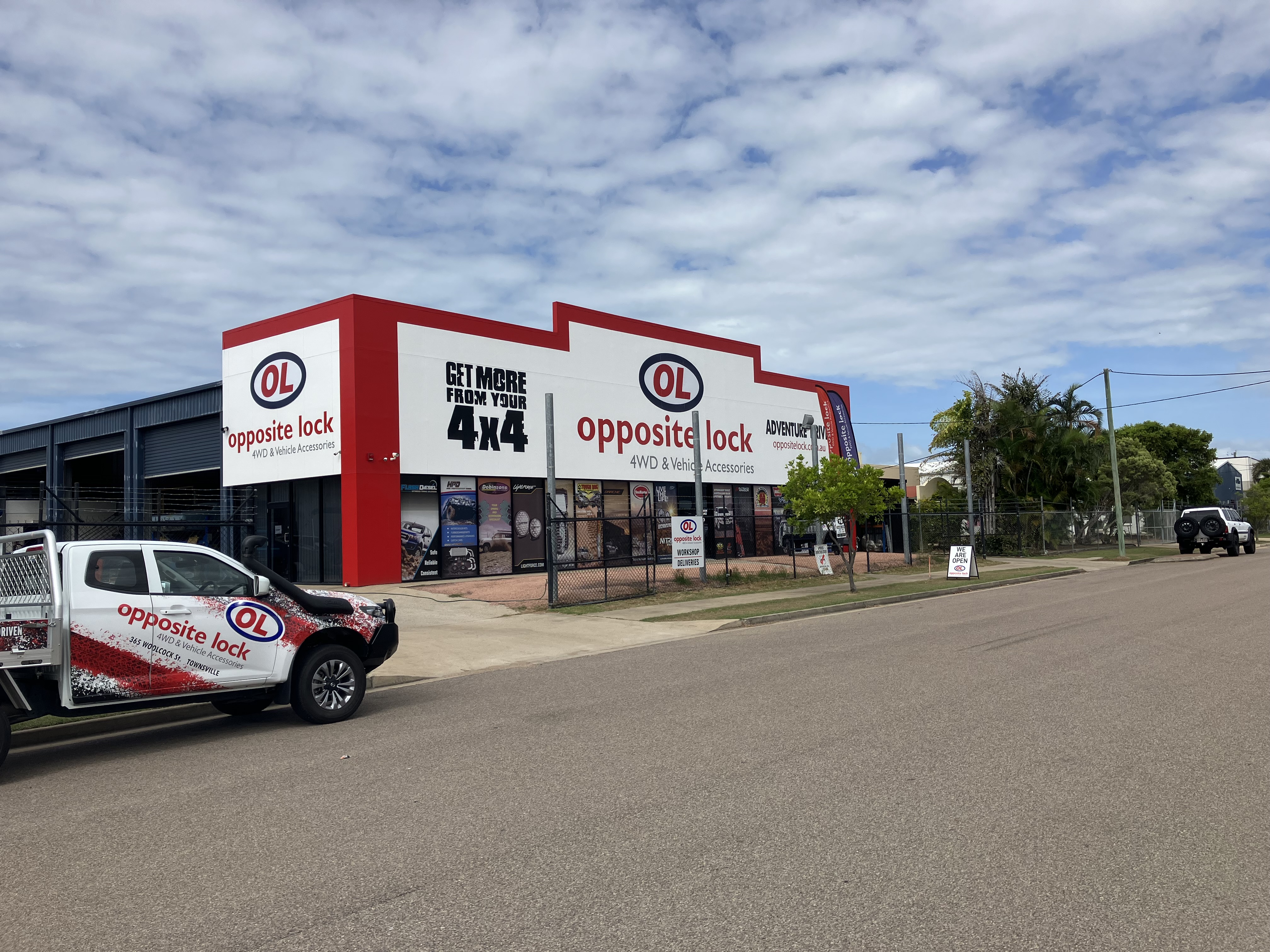 Opposite Lock Townsville showroom and workshop